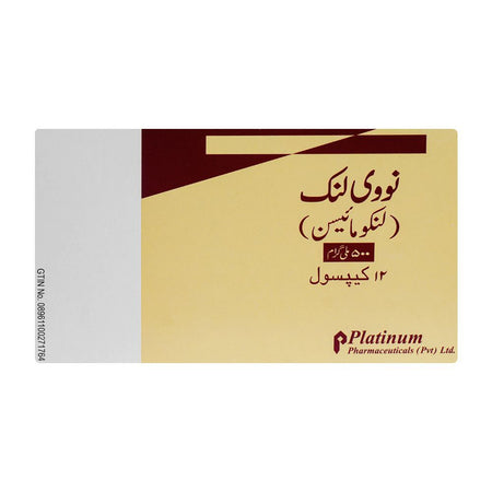 Platinum Pharmaceuticals Novelink Capsule, 500mg, 12-Pack - Image 2
