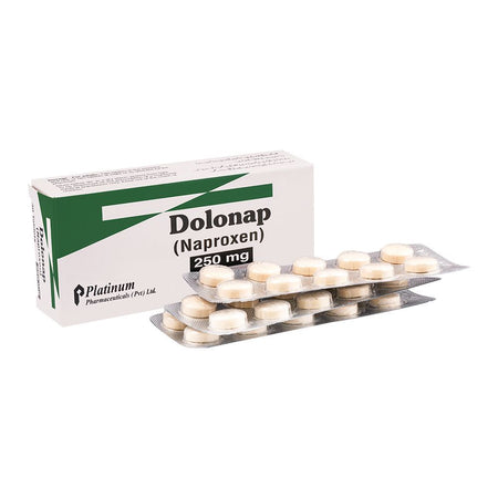 Platinum Pharmaceuticals Dolonap Tablet, 250mg, 30-Pack - Main Image