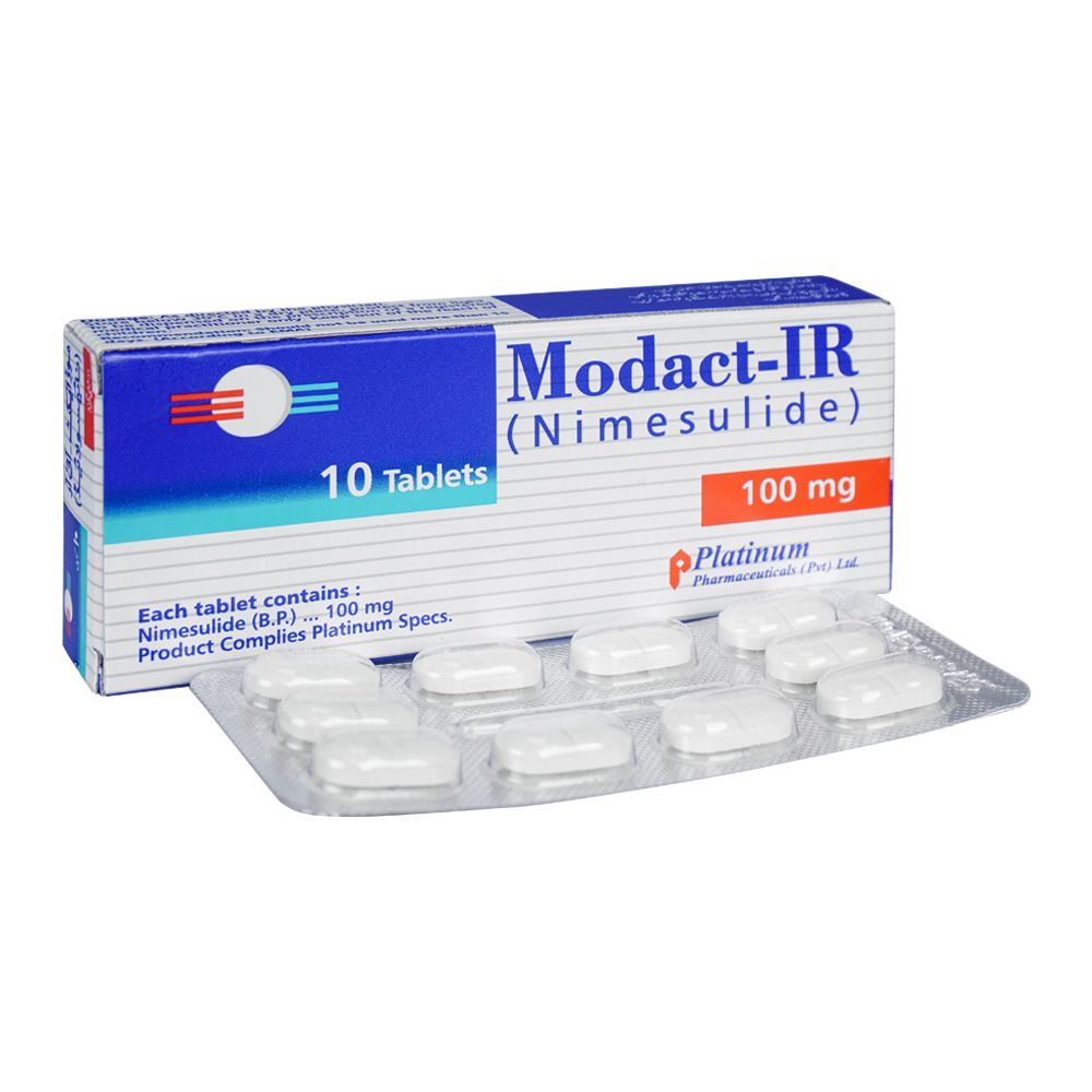 Platinum Pharmaceuticals Modact-IR Tablet, 100mg, 10-Pack - Main Image