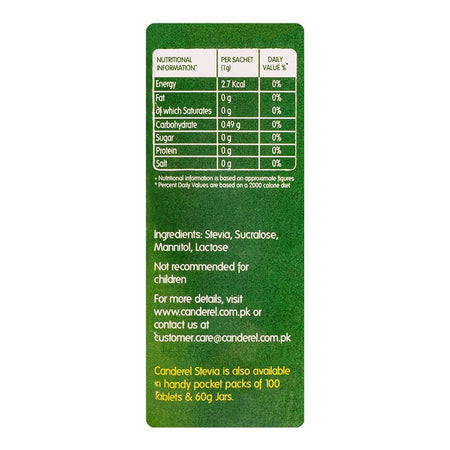 Canderel Stevia Sweetener Sachets, 50-Pack - Image 3