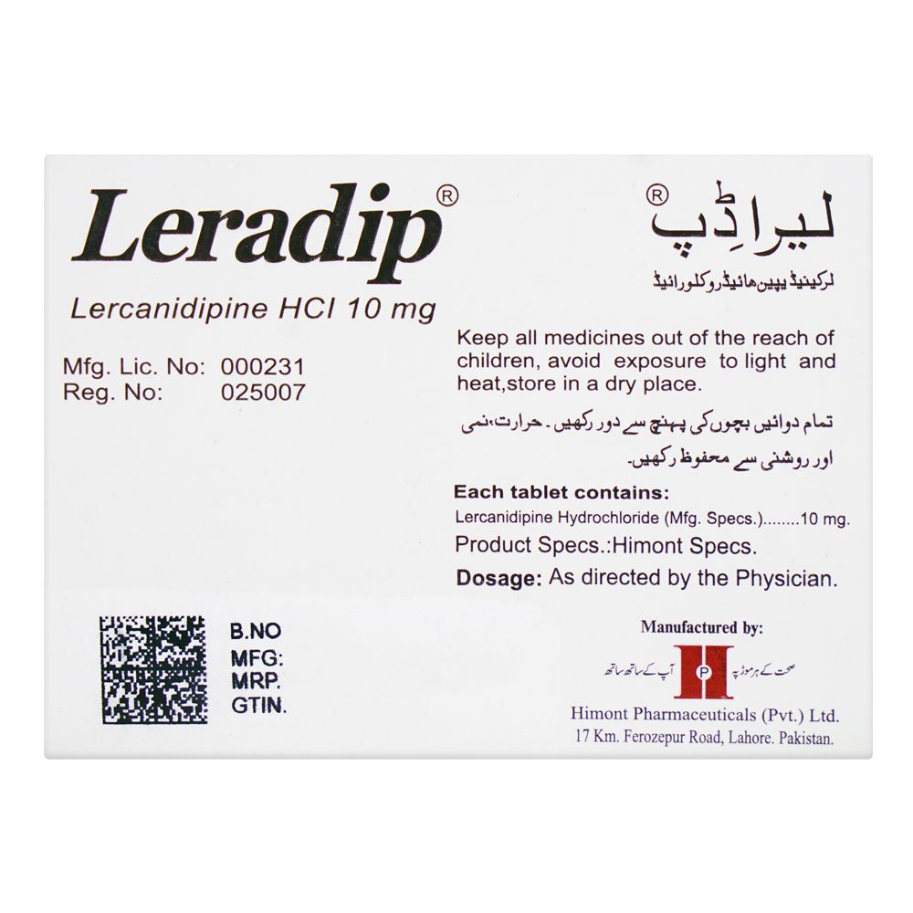 Leradip Tab, 10mg - Image 2