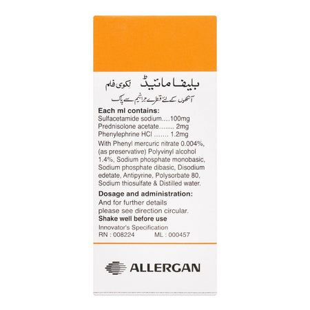 Barrett Hodgson Blephamide Liquifilm Ophthalmic Solution, 5ml - Image 2