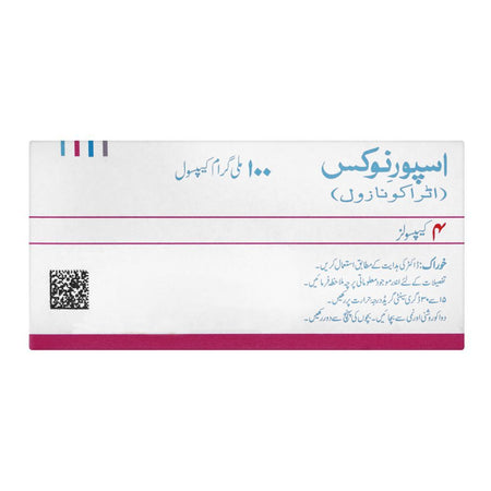 Aspin Pharma Sporanox Capsule, 100mg, 4-Pack - Image 2
