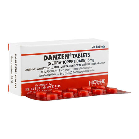 Helix Pharma Danzen Tablet, 5mg, 1-Strip - Main Image