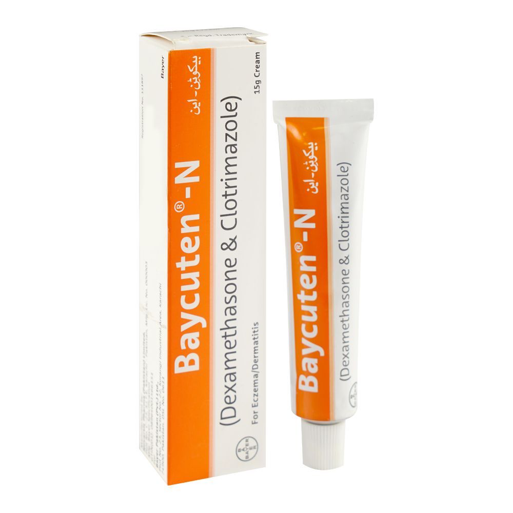 Novartis Pharmaceuticals Baycuten N Cream, 15g - Main Image