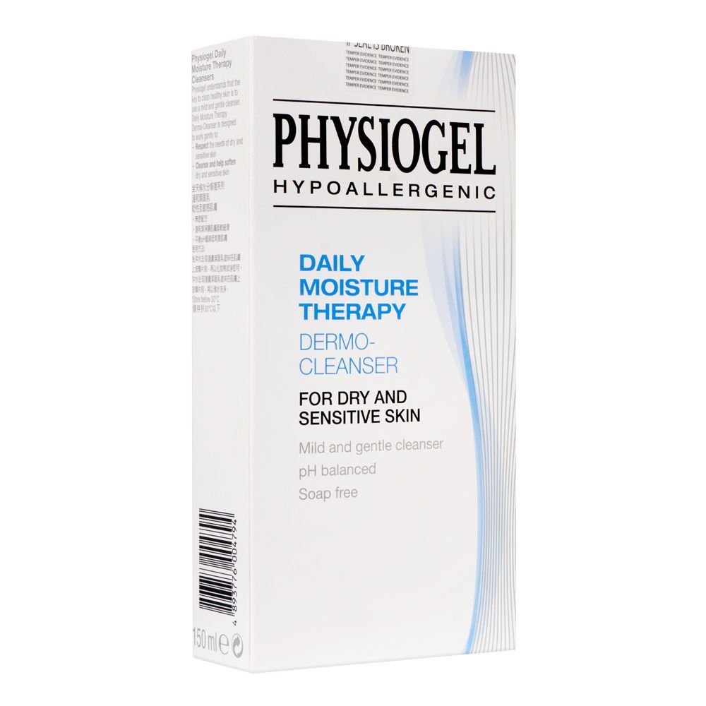 Physiogel Daily Moisture Therapy Dermo-Cleanser, Dry and Sensitive Skin, 150ml - Main Image