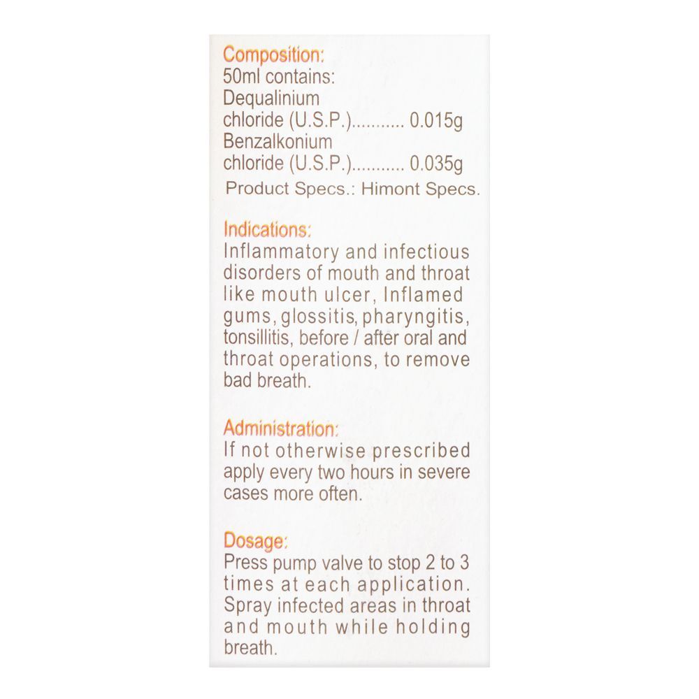 Himont Pharmaceuticals Solophar Oral Spray, 50ml - Image 3