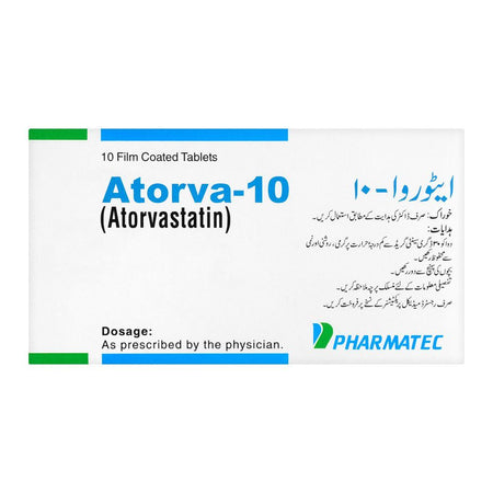 Pharmatec Atorva Tablet, 10mg, 10-Pack - Image 2
