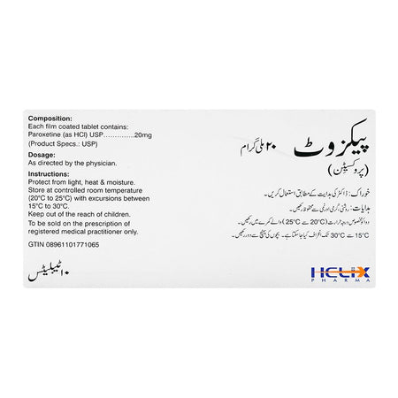 Helix Pharma Pexot Tablet, 20mg, 10-Pack - Image 2