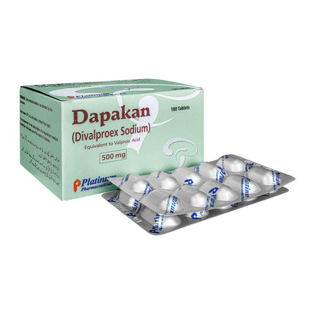 Platinum Pharmaceuticals Dapakan Tablet, 500mg, 10-Pack - Main Image