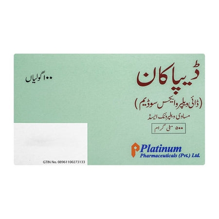 Platinum Pharmaceuticals Dapakan Tablet, 500mg, 10-Pack - Image 2