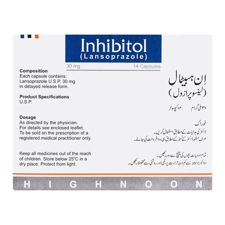 Highnoon Laboratories Inhibitol Capsule, 30mg, 14-Pack - Image 2
