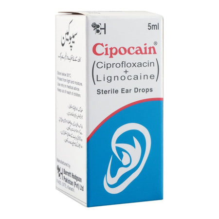 Barrett Hodgson Cipocain Ear Drops, 5ml - Main Image