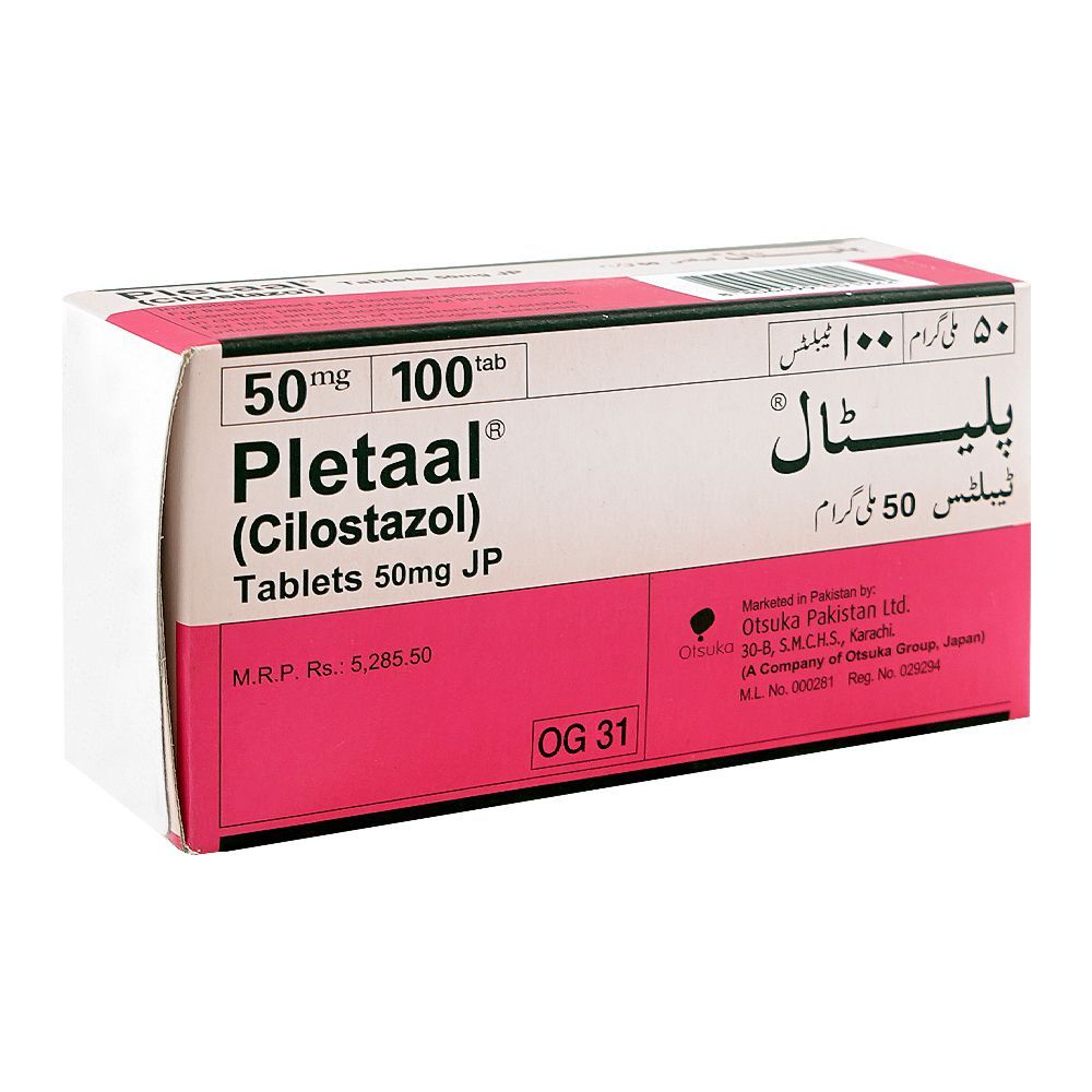 Otsuka Pharmaceutical Pletaal Tablet, 50mg, 1-Strip - Main Image