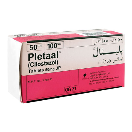 Otsuka Pharmaceutical Pletaal Tablet, 50mg, 1-Strip - Main Image
