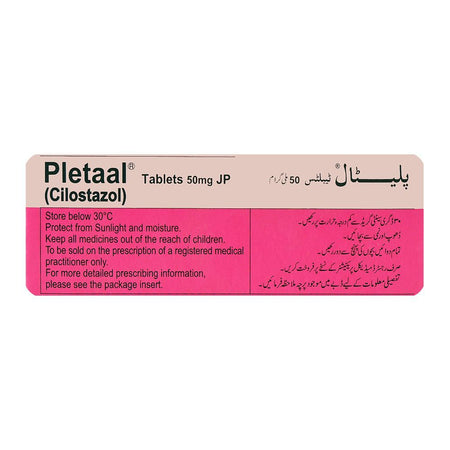 Otsuka Pharmaceutical Pletaal Tablet, 50mg, 1-Strip - Image 2