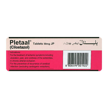 Otsuka Pharmaceutical Pletaal Tablet, 50mg, 1-Strip - Image 3