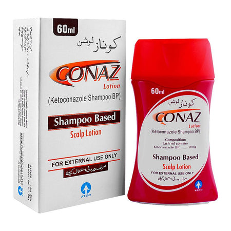 ATCO Laboratories Conaz Lotion, Shampoo Based Scalp Lotion, 60ml - Main Image