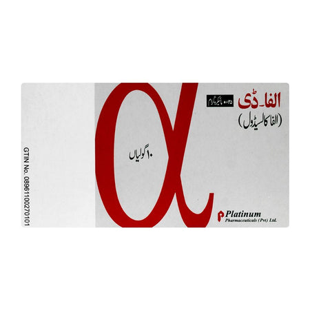 Platinum Pharmaceuticals Alfa-D Tablet, 0.25mcg, 10-Pack - Image 2