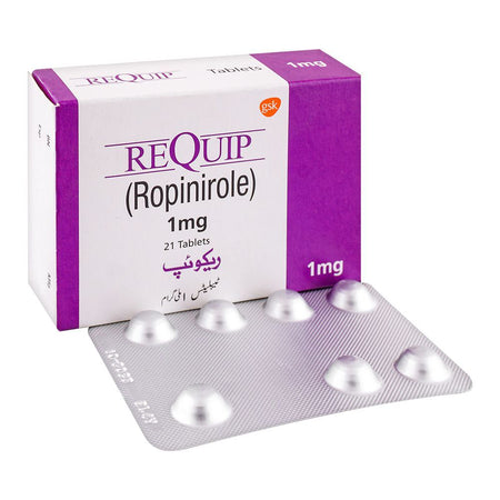 GSK Requip Tablet, 1mg, 21-Pack - Main Image