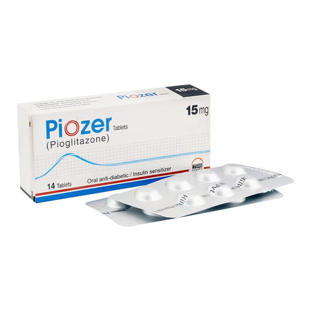 Hilton Pharma Piozer Tablet, 15mg, 14-Pack - Main Image