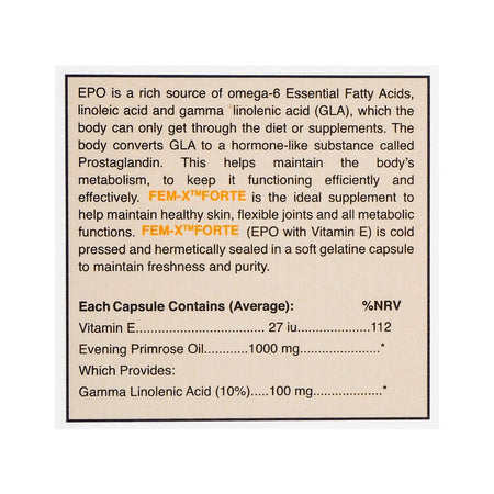Nutra Zone Healthcare Fem-X Forte Cap. 30-Pack - Image 3