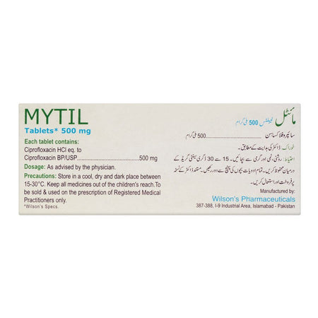 Wilson's Pharmaceuticals Mytil Tablet, 500mg, 10-Pack - Image 2