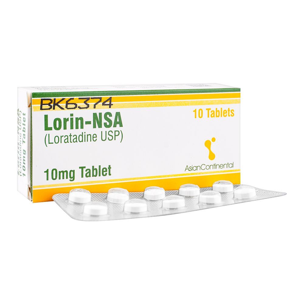 AsianContinental Lorin-NSA Tablet, 10mg, 10-Pack - Main Image