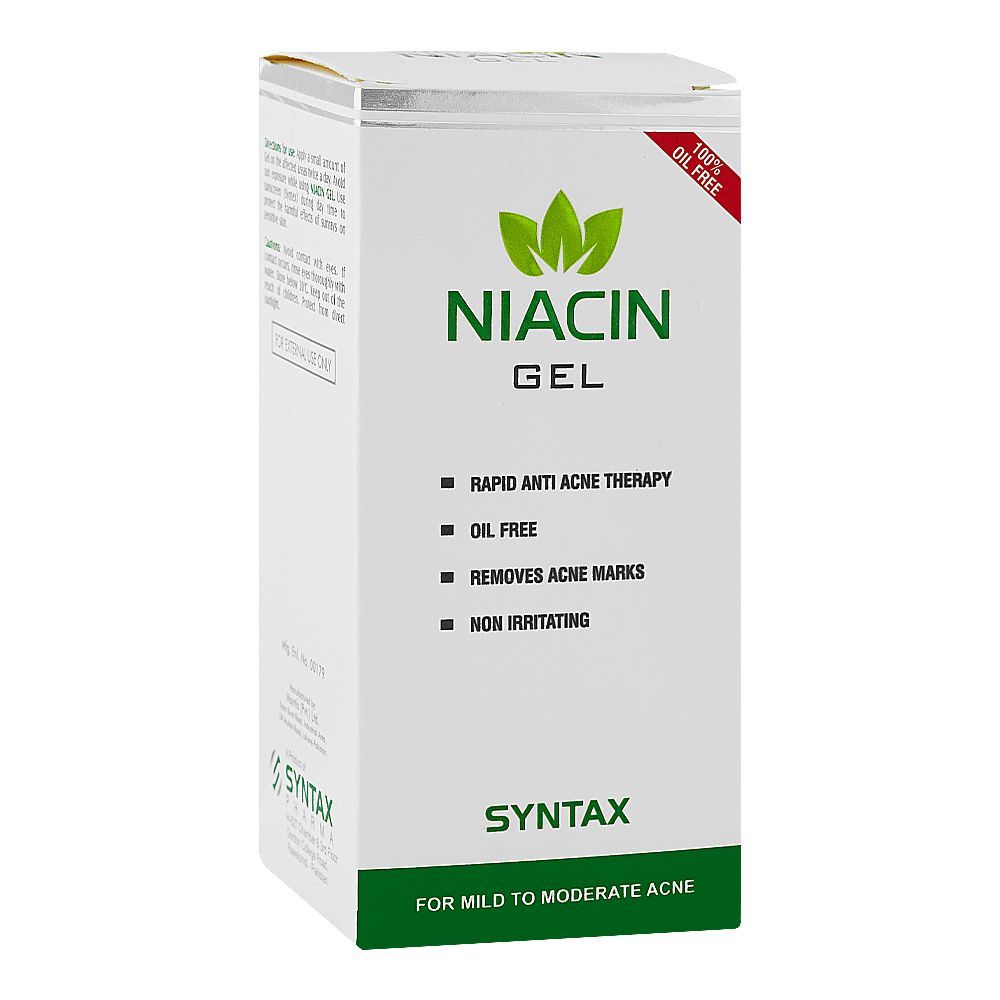 Syntax Pharmaceuticals Niacin Gel, Oil Free, 30g - Main Image