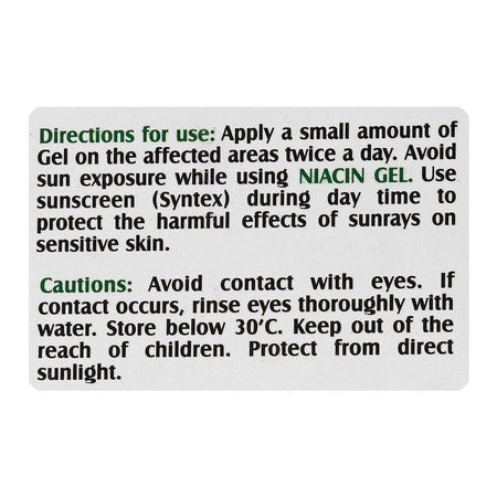 Syntax Pharmaceuticals Niacin Gel, Oil Free, 30g - Image 3