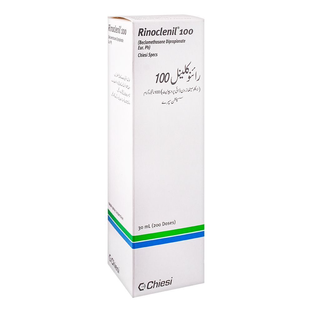 Chiesi Pharmaceuticals Rinoclenil Spray, 100mg/30ml, 200 Doses - Main Image