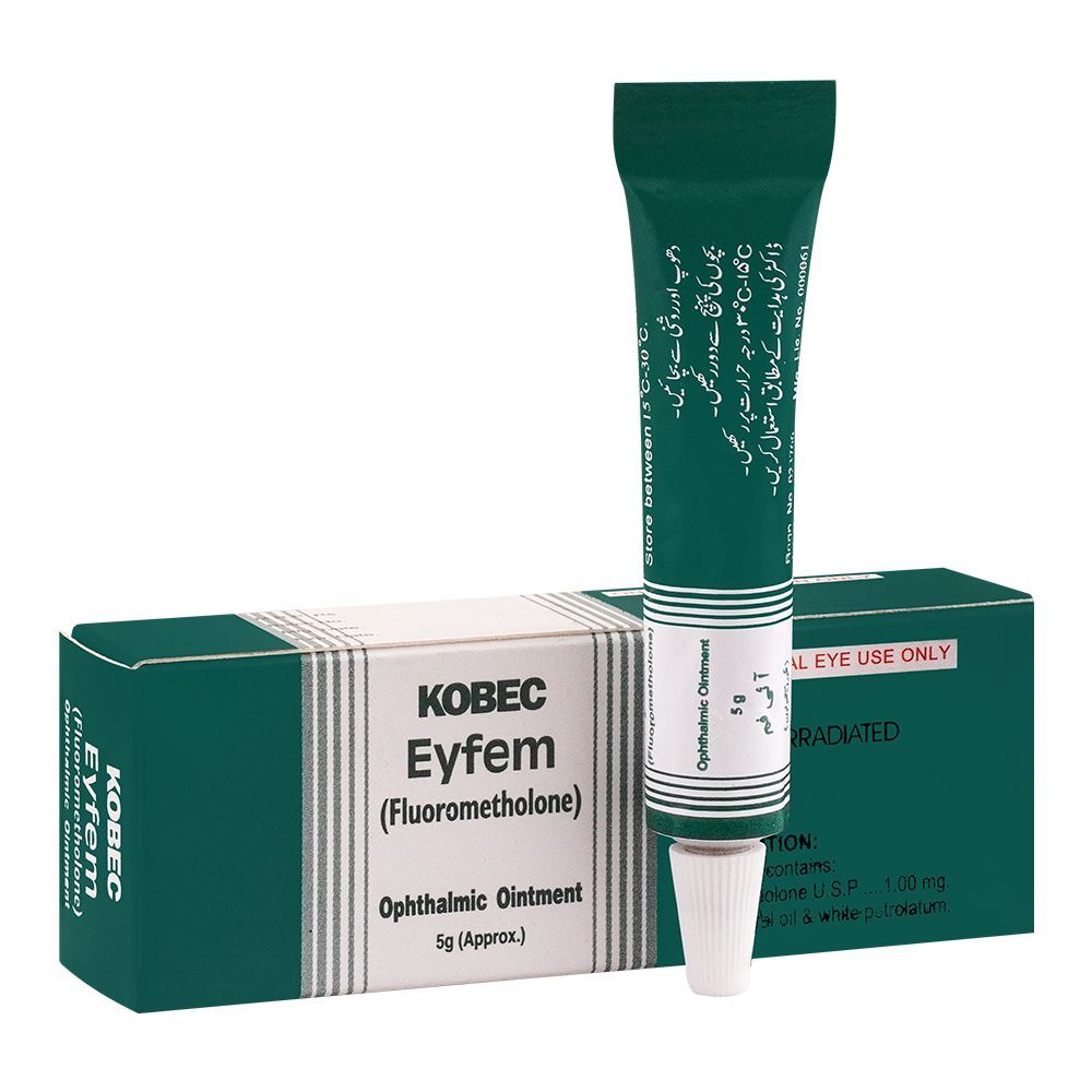 Kobec Pharmacals Eyfem Eye Ointment, 5g - Main Image