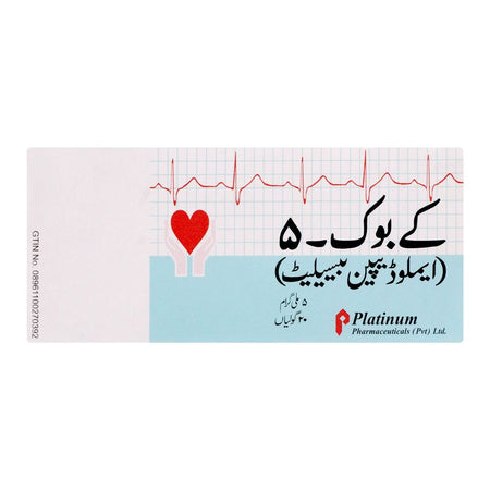 Platinum Pharmaceuticals CaBok-5 Tablet, 5mg, 20-Pack - Image 2