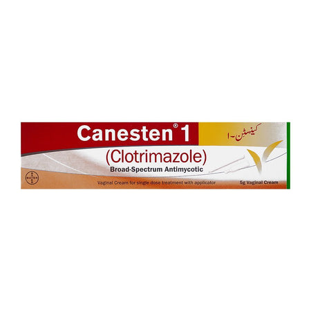 Bayer Pharmaceuticals Canesten 1 Vaginal Cream, 5g - Main Image
