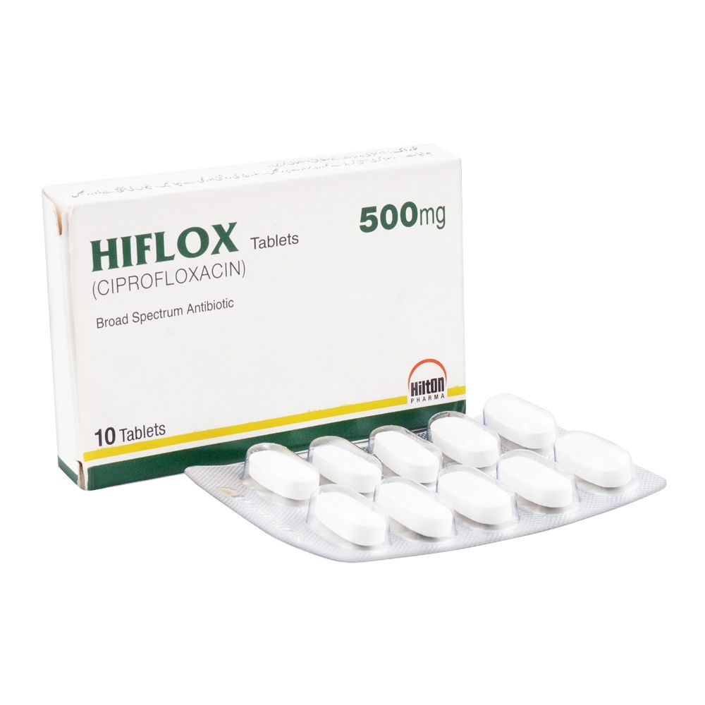 Hilton Pharma Hiflox Tablet, 500mg, 10-Pack - Main Image