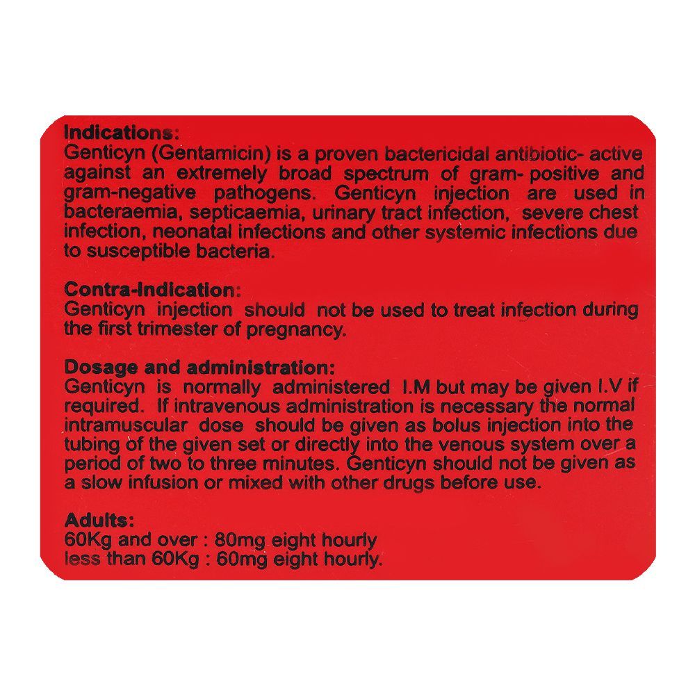 Ray Pharma Genticyn 40 Injection, 3-Pack - Image 3