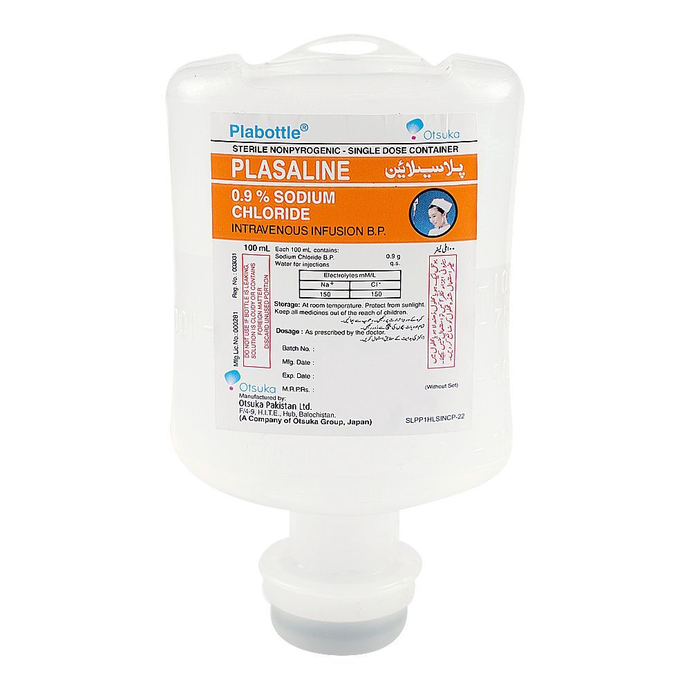 Otsuka Pharmaceutical Plabottle Plasaline 100cc, 100ml - Main Image