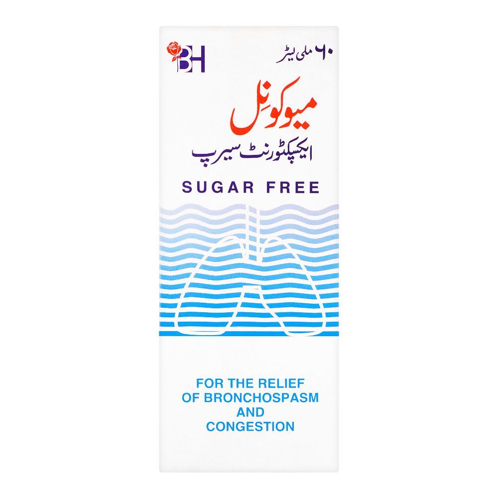 Barrett Hodgson Muconyl Expectorant Syrup, Sugar-Free, 60ml - Image 2