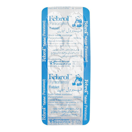 Barrett Hodgson Febrol Tablet, 1-Strip - Image 2