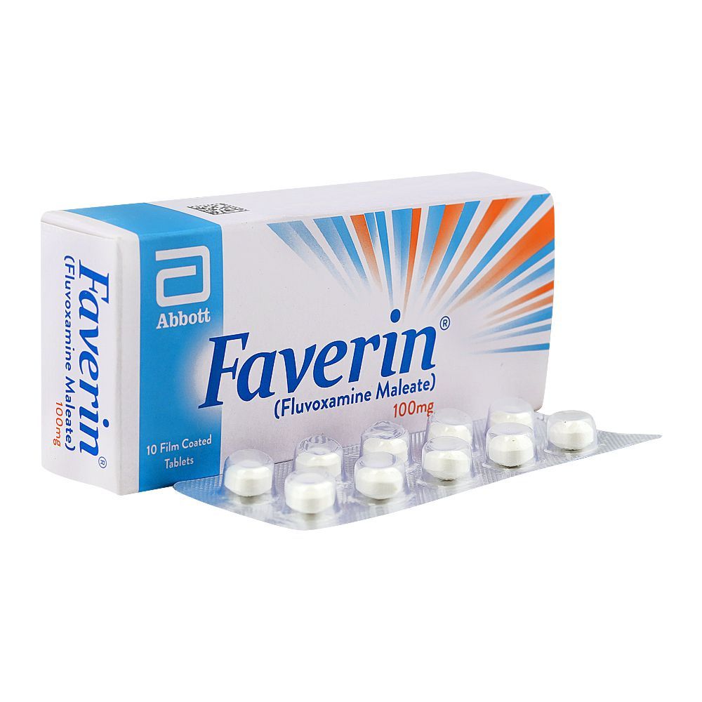 Abbott Faverin Tablet, 100mg, 10-Pack - Main Image