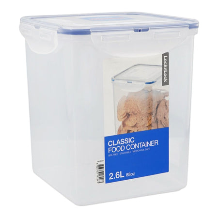 Lock & Lock Square Tall Food Container, BPA Free, 2.6 Liters, LLHPL822B - Main Image