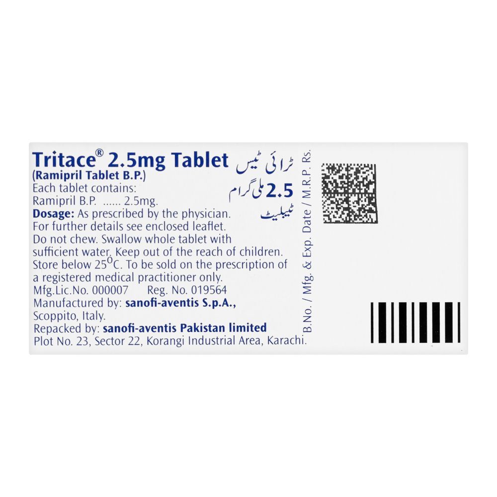 Tritace Tablet, 2.5mg, 28-Pack - Image 2