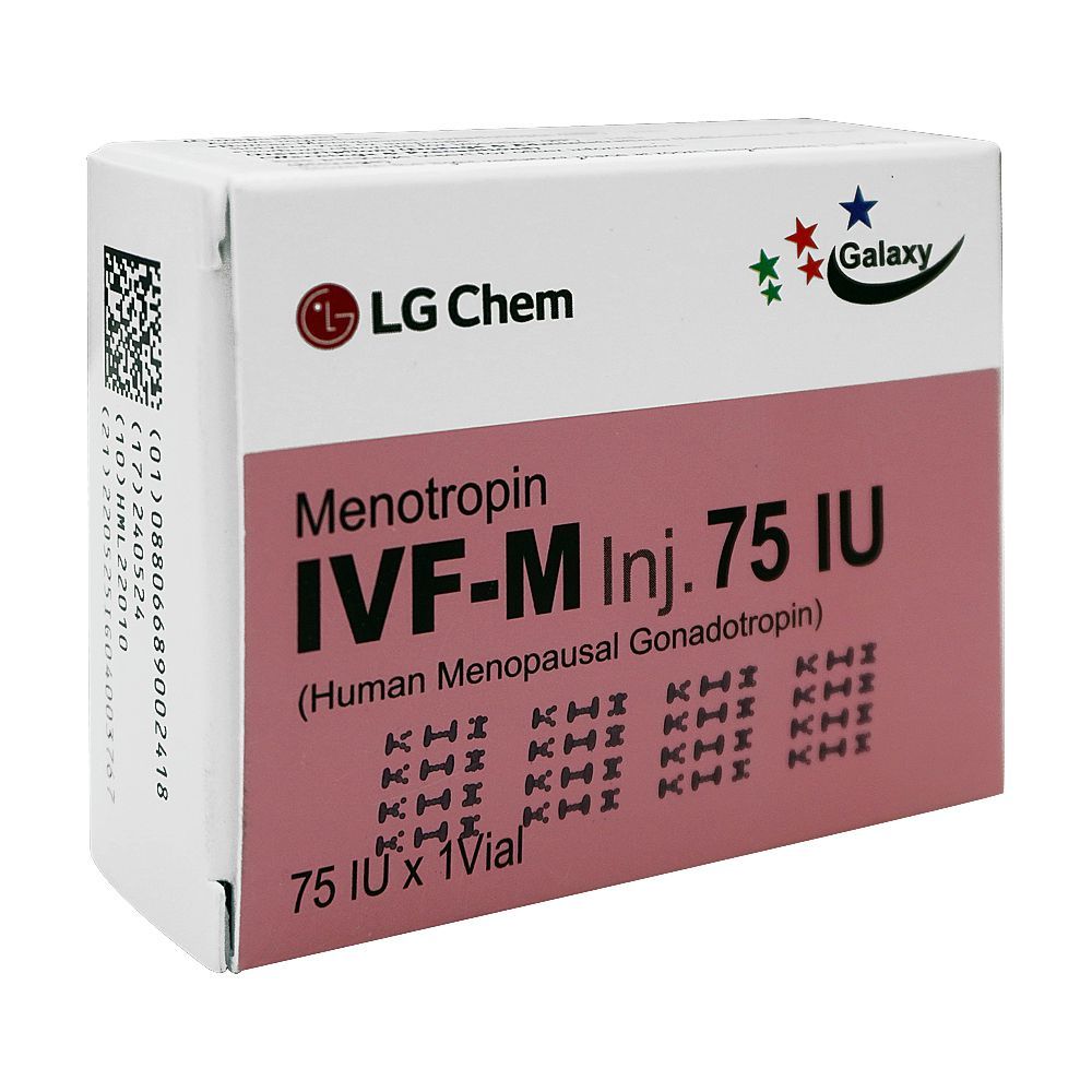 Galaxy Pharma IVF-M Injection, 75 IU/1 Vial - Main Image