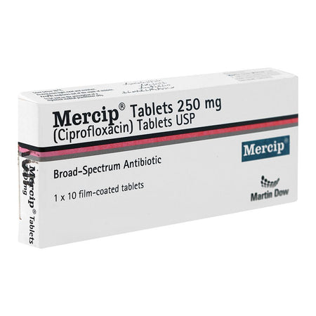 Martin Dow Mercip Tablet, 250mg, 10-Pack - Main Image