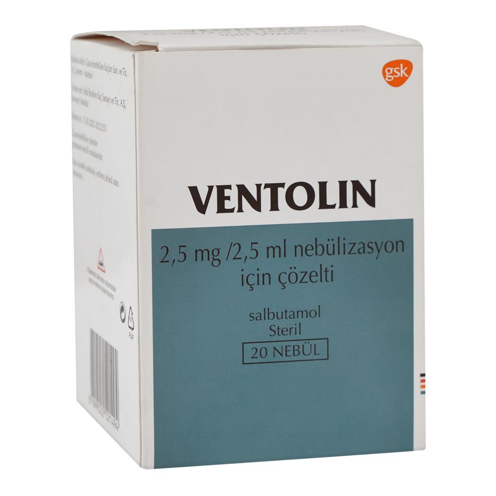 GSK Ventolin Nebules 2.5mg, For Nebulization - Main Image