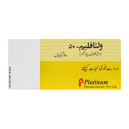 Platinum Pharmaceuticals Voltaflam Tablet, 50mg, 20-Pack - Image 3