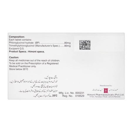 Himont Pharmaceuticals Spasfon Tablet, 1-Strip - Image 2