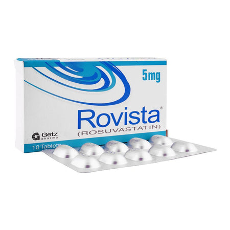 Getz Pharma Rovista Tablet, 5mg, 10-Pack - Main Image