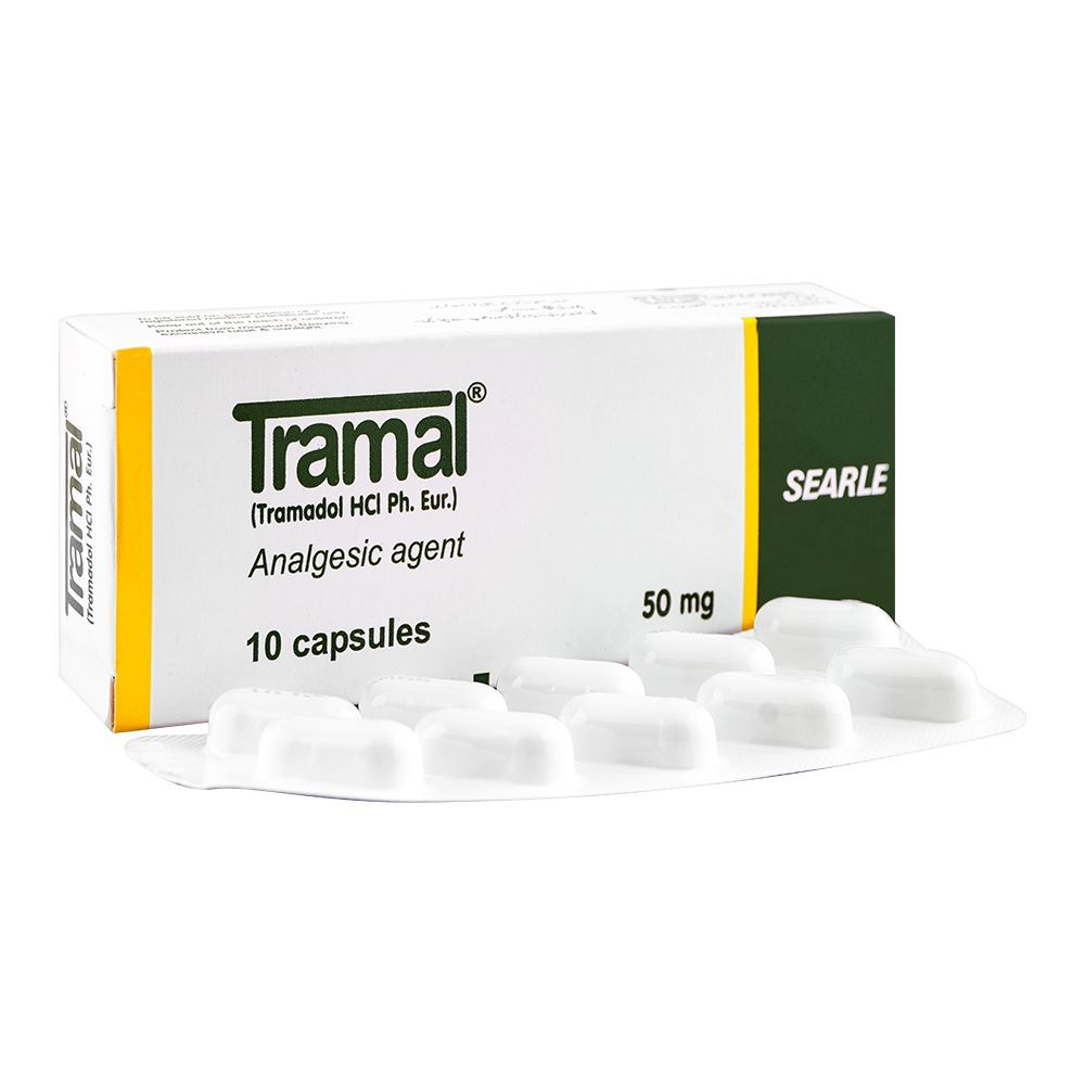 Searle Tramal Capsule, 50mg, 10-Pack - Main Image