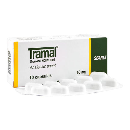 Searle Tramal Capsule, 50mg, 10-Pack - Main Image